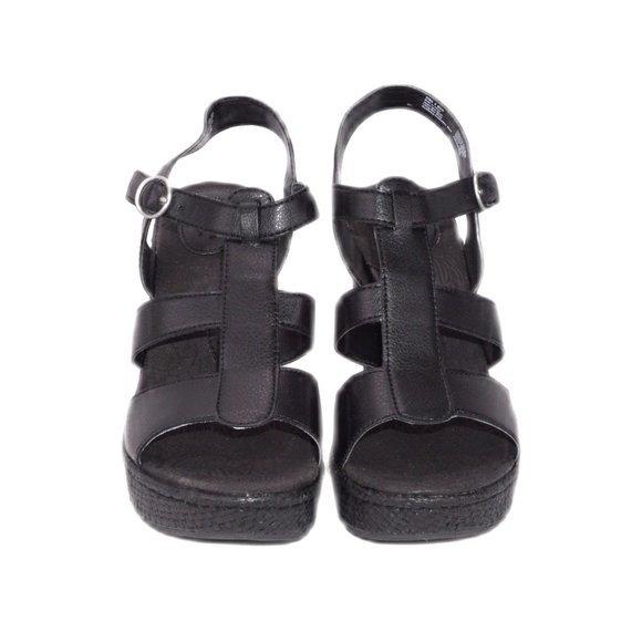 SONOMA Stacie Womens Size: 9 Black Platform Wedge Sandals Heels Brand New NIB - Picture 3 of 6